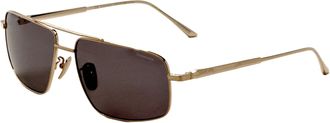 Chopard Mens 60 mm Gold Sunglasses