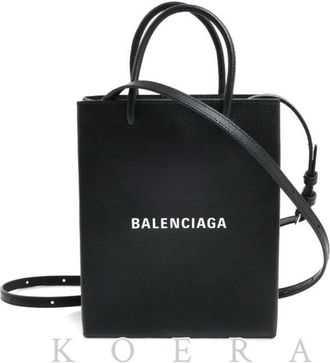 Balenciaga Black Leather Tote Bag (Pre-Owned)