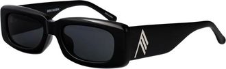 The Attico Sunglasses, female, Black, 52 MM, Mini Marfa Sunglasses