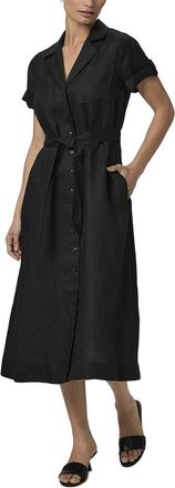 Paige Linen Black Lexina Dress