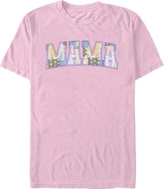 Disney Mens Disney Mama Collegiate Fabric Pattern T Shirt in Blossom at Nordstrom, Size Xxx-Large