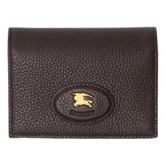 Burberry (WMNS) Burberry 26 Bloomsbury Folding Card Case Peat Brown Sand Beige 81204911