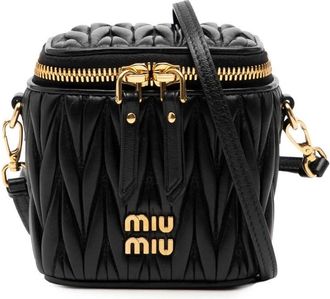 Miu Miu Pre-owned Miu Miu Micro Matelasse Nappa Vanity Crossbody Ladies LN7OBRORMF5FCN9K