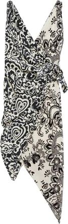 Max Mara Kleedjes, Dames, Zwart, S, Zijden Asymmetrische Jurk