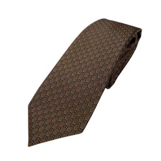 Gucci Pre-owned Cravat - Heren - Pre-owned - Bruin - Maat: ONE Size Zijde