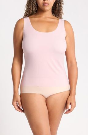 Nordstrom Invisible Edge Tank in Pink Puff at Nordstrom, Size 3X