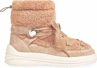 Moncler Stijlvolle Winterlaarzen - Dames - Winterlaarzen - Beige - 36 1/2 EU - Schoenen