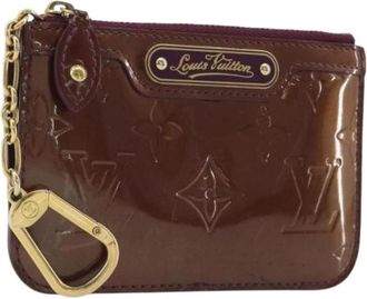 Louis Vuitton Pre-owned Vintage Coin Purse - Dames - Vintage Accessoires - Paars - ONE Size - Leer - Vintage