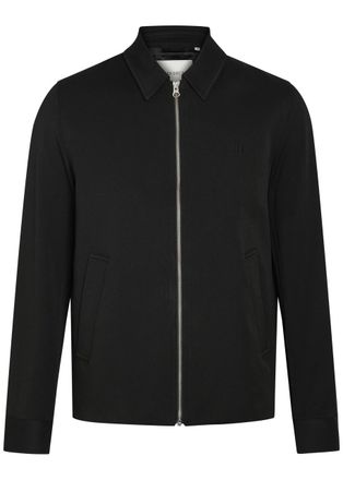 Les Deux Como Coach Logo-embroidered Woven Jacket - Black - XL