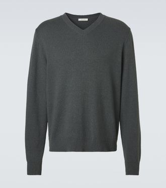 The Row Memphis cashmere and linen sweater