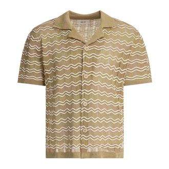 Nn.07 Hombre, Camisas, Beige, Talla: L