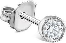 Maria Tash Scalloped Diamond Stud Earring in White Gold at Nordstrom, Size 2.5