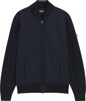 HUGO BOSS Bomber Jassen - Heren - Bomber jackets - Blauw - L - Jassen