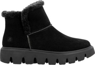Rieker Gesloten Enkellaarsjes - Dames - Winterlaarzen - Zwart - 38 EU - Su&egrave;de - Schoenen