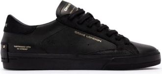 Crime London Schoenen, Heren, Zwart, 42 EU, Leer, Distressed 2.0 Sneakers