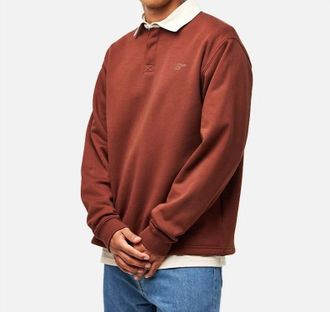 New Balance Numeric Advanced Rugby Longsleeve Shirt In Rich Oak