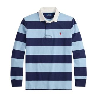 Polo Ralph Lauren Polo Shirts, male, Blue, Size: XL The Iconic Rugby Shirt
