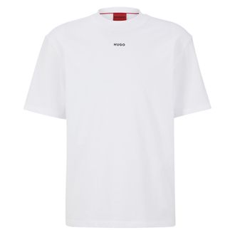 HUGO BOSS Hugo Mens Dapolino T-Shirt - White Cotton - Size X-Large