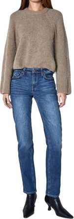 Unpublished Georgia Straight Leg Jeans In Inkl - Inkling