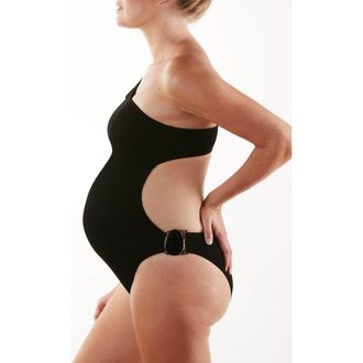 Cache Coeur Maternity trikini Bayside in Black at Nordstrom, Size X-Small