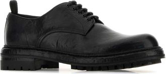 Dolce & Gabbana Mens Derby Black Calf