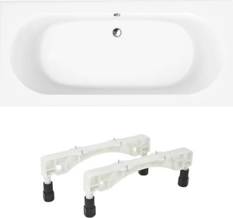 Villeroy & Boch Villeroy&boch - Ba&ntilde;era Recta 190 X 90 Villeroy Et Boch O Novo Solo Acr&iacute;lico Con Pies