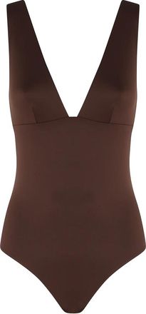 MC2 Saint Barth Triangle Onepiece - Dames - Badpakken - Bruin - L - Badmode