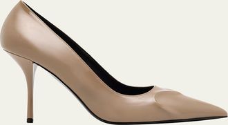 Alaia Patent Leather 3D Coeur Pumps