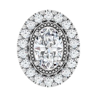 Diamond2Deal 14k Gold 5/8ct Lab-Grown Diamond Pendant