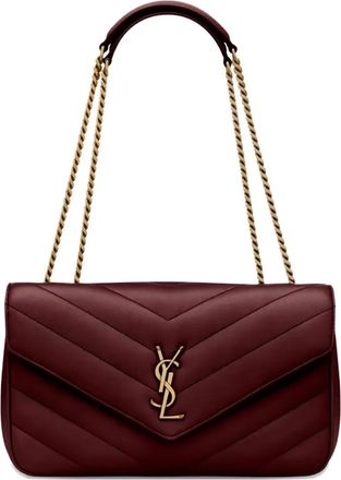 Saint Laurent Loulou medium schoudertas - Rood