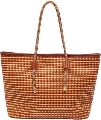 CLARIS VIROT Tassen, Dames, Bruin, ONE Size, Katoen, Marny Cabas