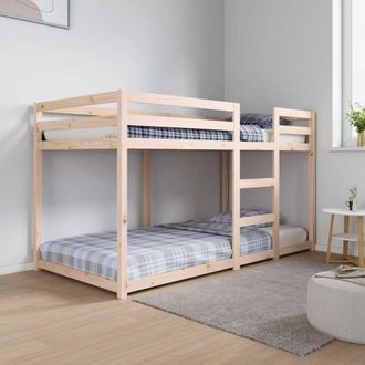 vidaXL Letto A Castello Senza Materasso 90x190 Cm Legno Di Pino - Vidaxl