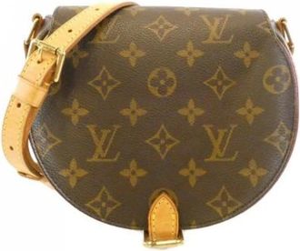 Louis Vuitton Pre-owned Cross Body Bags, female, Brown, Size: ONE SIZE Pre-owned Monogram Tambourin Shoulder Bag