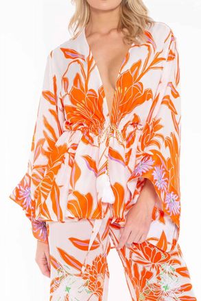 Sabrina Crippa Teresa Cover Up In Orange