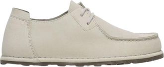 Birkenstock Lace Loafers Off White Style - Dames - Veterschoenen - Wit - 43 EU - Leer - Schoenen
