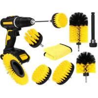OEM Juego De 8 Cepillos De Limpieza El&eacute;ctricos Para Ba&ntilde;o, Llantas Y Ruedas De Coche - Crezuo