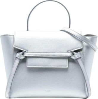 Celine Pre-owned Handbags, female, Gray, Size: ONE SIZE Pre-owned Vintage Handbag