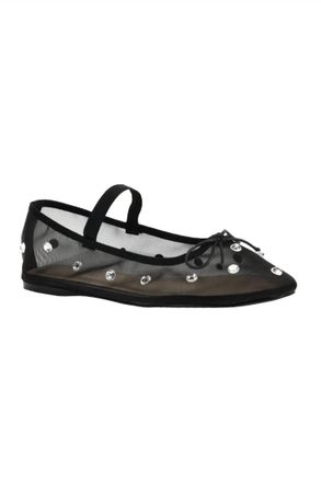 Chinese Laundry Womens Adette Stone Mesh Flat Shoes In Black