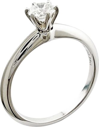 Tiffany & Co. Silver Platinum 950 Band Ring (Pre-Owned)