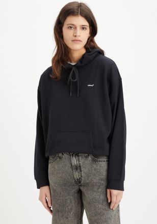 Levi's Kapuzensweatshirt LEVIS EVERYDAY HOODIE, Damen, Gr. XL, schwarz (caviar), Sweatware, Obermaterial: 58% Baumwolle, 42% Polyester, Sweatshirts Kapuzensw