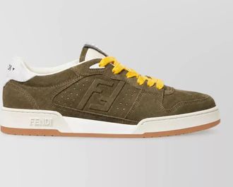 Fendi suede low-top sneakers
