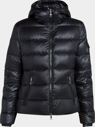 Moncler Gles Hooded Down Jacket