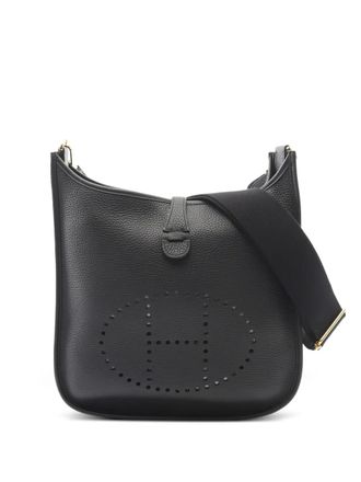 Herm&egrave;s 2023 PM Evelyne shoulder bag - women - Calf Leather - One Size - Black