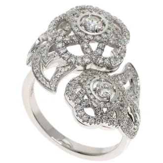 Chanel White Gold (18K) Band Ring (Pre-Owned)