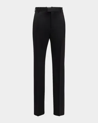Bottega Veneta Men & apos;s Sartorial Grain de Poudre Trousers