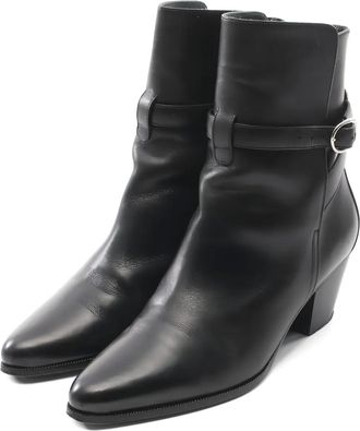 Celine Stivaletti con cintura 55mm - Nero