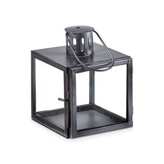 Tag Elton Gray Metal Lantern Candle Holder for Everyday Decor at Nordstrom