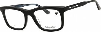 Calvin Klein Mens Black Rectangular Eyeglass Frames CK24542