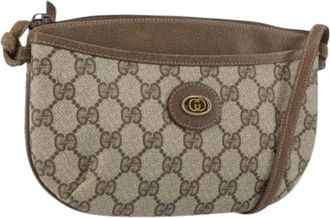 Gucci Pre-owned Cross Body Bags, female, Beige, Size: ONE SIZE Pre-owned Plastic Cross Body Bag
