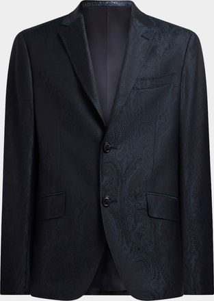 Etro Men & apos;s Tonal Paisley Two-Button Sport Coat
